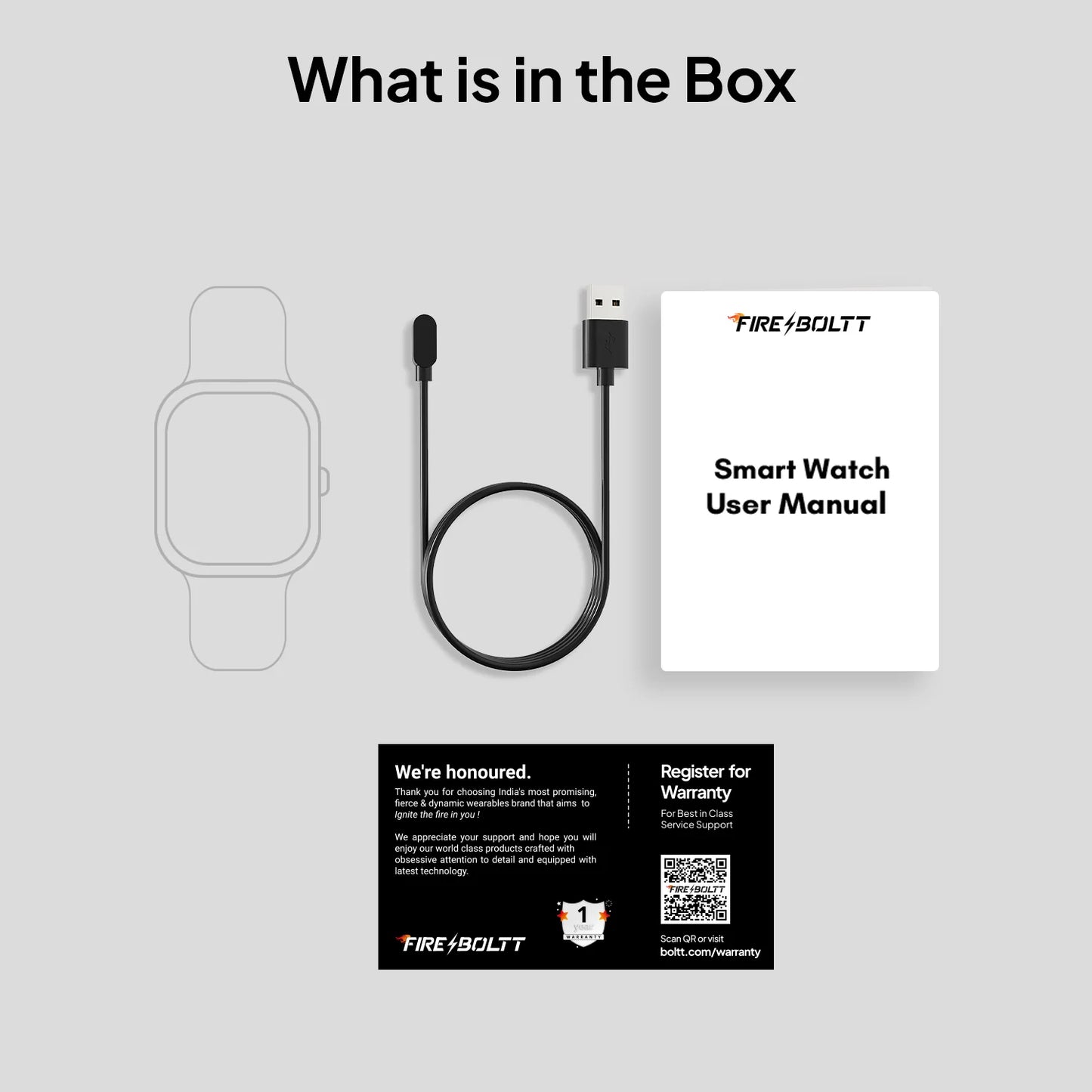 Smartwatch – Advanced Fitness Tracking, Health Monitoring & Smart Notifications