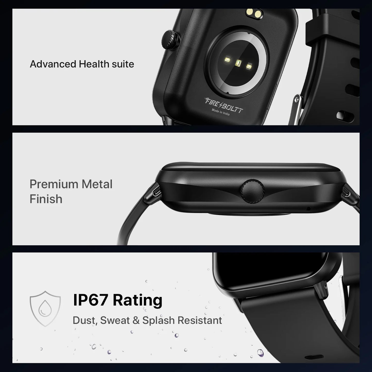 Smartwatch – Advanced Fitness Tracking, Health Monitoring & Smart Notifications