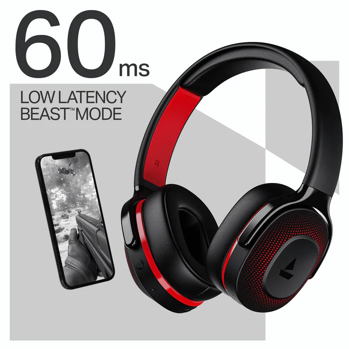ENX Wireless Gaming Headphones – 60 Hours Playtime, 40mm Drivers & Deep Bass