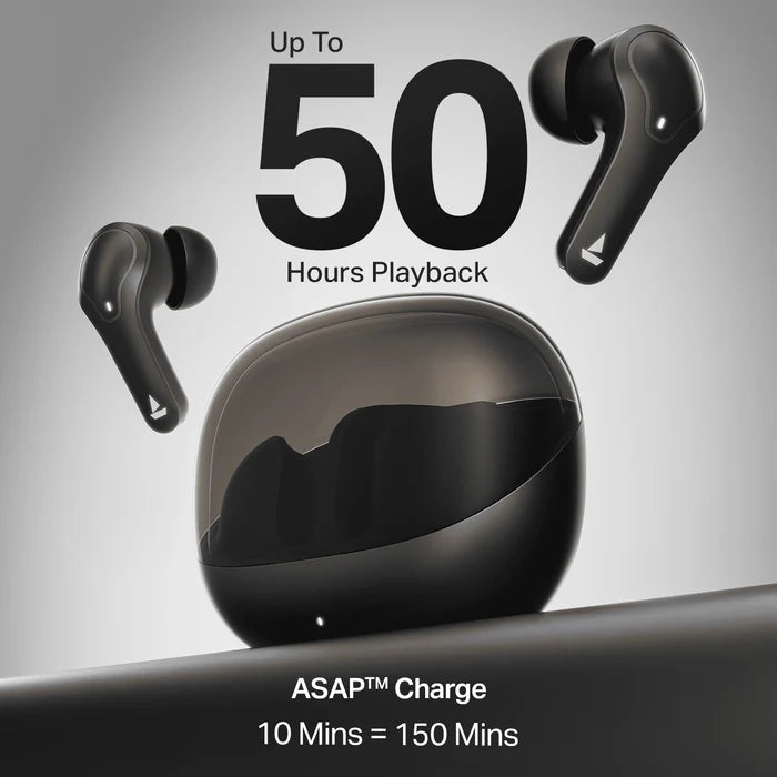 Premium TWS Earbuds – Deep Bass, IPX4 Water Resistance & 50H Total Playtime