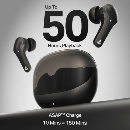 Premium TWS Earbuds – Deep Bass, IPX4 Water Resistance & 50H Total Playtime