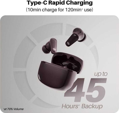 Zebronics Dh'vny E11 Wireless Earbuds | 45H Backup | ENC | Gaming Mode | BT 5.4