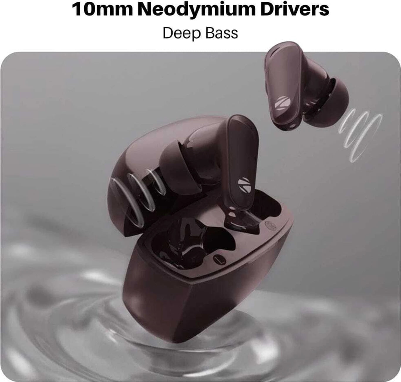Zebronics Dh'vny E11 Wireless Earbuds | 45H Backup | ENC | Gaming Mode | BT 5.4